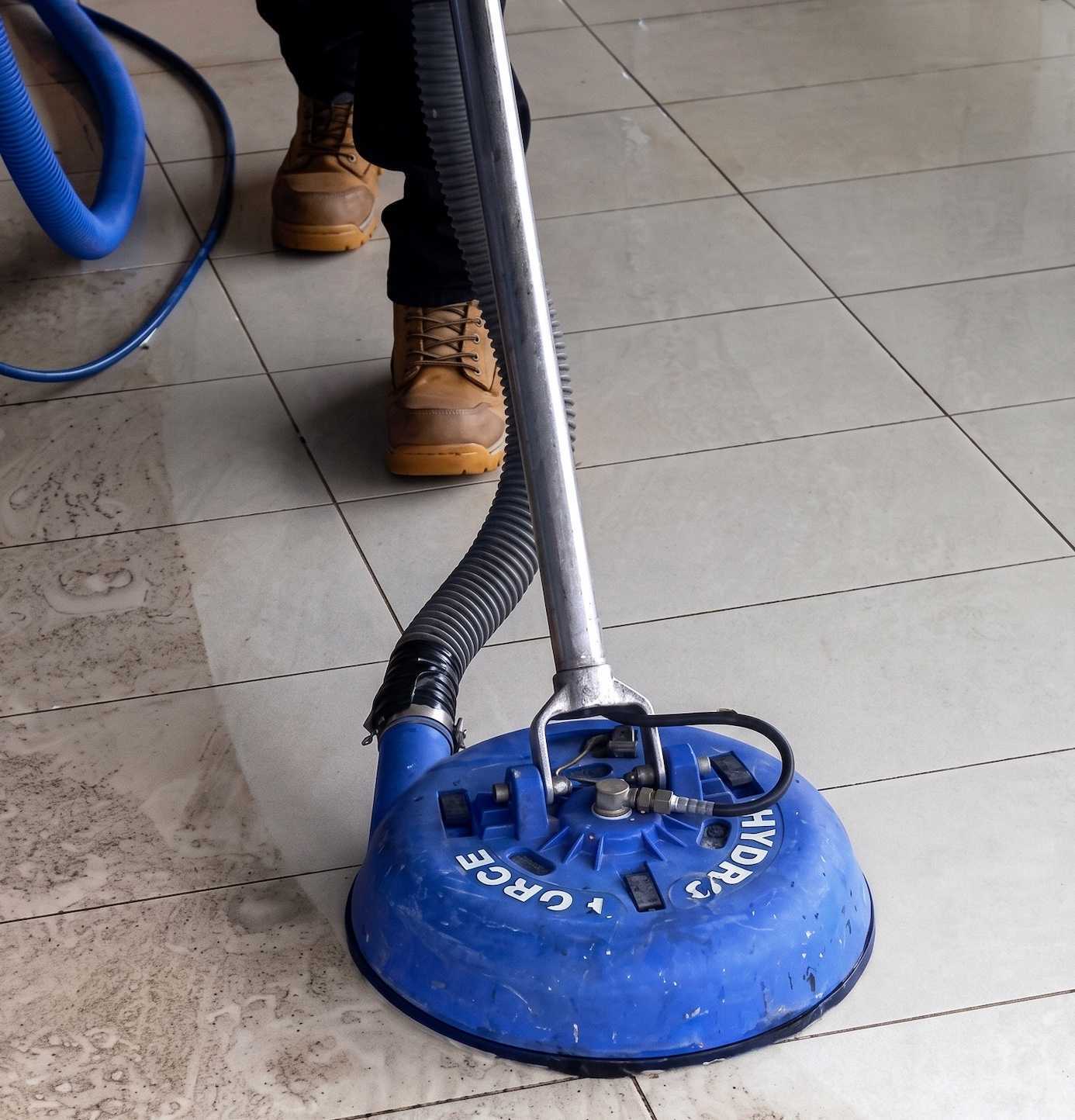 Professional floor cleaning